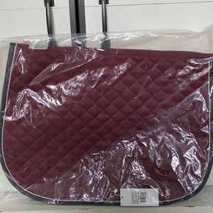 Dover Saddlery Quilted All Purpose Saddle Pad- Burgundy